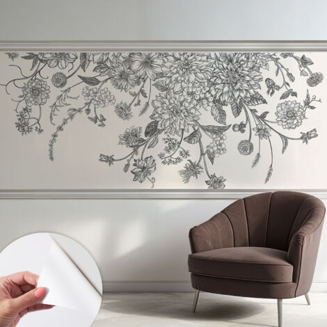 Fotomurale adesivo stickers - per camera da letto - per corridoio - decorazione casa moderna Motivo floreale 250x104 cm
