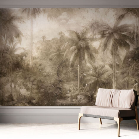 Fotomurale adesivo stickers - murali decorativo - soggiorno moderno - effetto realistico - Paesaggio esotico 312x219 cm (1/5)