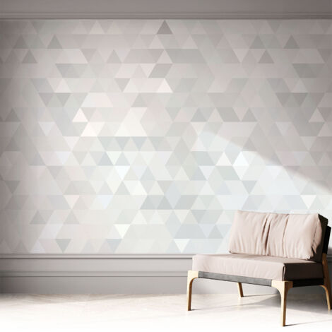 Fotomurale adesivo - murale da parete - Carta da parati autoadesiva - design parete moderno - Motivo grigio 312x219 cm (1/5)