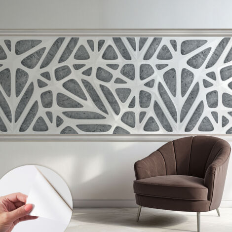 Fotomurale adesivo stickers - per camera da letto - per corridoio - decorazione casa moderna Rete geometrica 250x104 cm