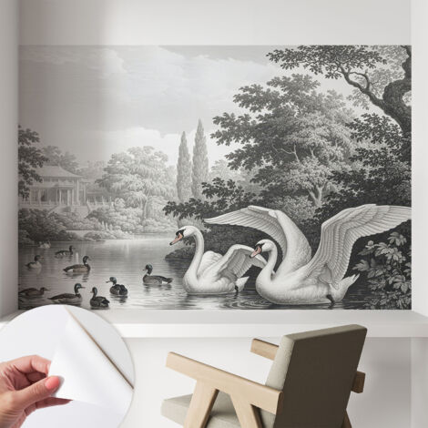Fotomurale adesivo - murale da parete - Carta da parati autoadesiva - design parete moderno - L'eleganza della natura 104x70 cm (1/5)