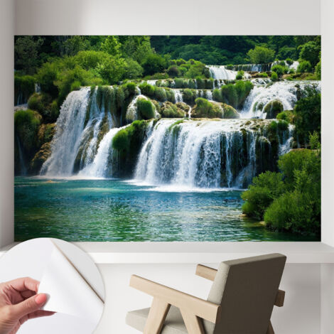 Carta da parati autoadesiva - fotomurale - alta qualità - per la cucina - camera da letto - Armonia naturale 104x70 cm (1/5)