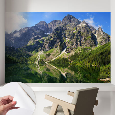 Carta da parati autoadesiva - fotomurale - decorazione parete - stile elegante - decorazione casa - Montagne pittoresche 104x70 cm (1/5)
