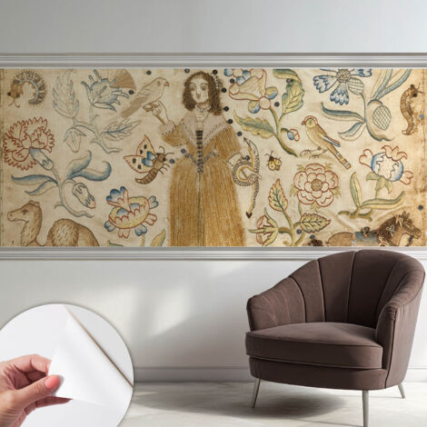 Carta da parati adesiva - lavabile - decorazione murale - per cucina - pellicola decorativa Natura colorata 250x104 cm (1/5)