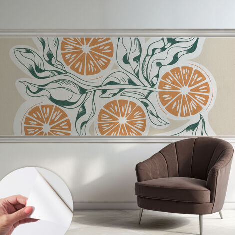 Fotomurale adesivo stickers - per camera da letto - per corridoio - decorazione casa moderna Motivi fruttati 250x104 cm (1/5)