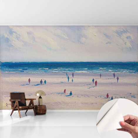 Carta da parati autoadesiva - fotomurale - alta qualità - per la cucina - camera da letto - Paesaggio marino 416x254 cm (1/5)