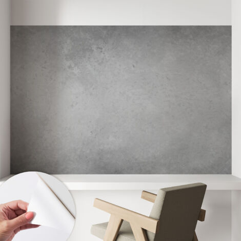 Fotomurale adesivo - Carta da parati adesiva - per la cucina camera da letto per la soggiorno - Un grigio elegante 104x70 cm