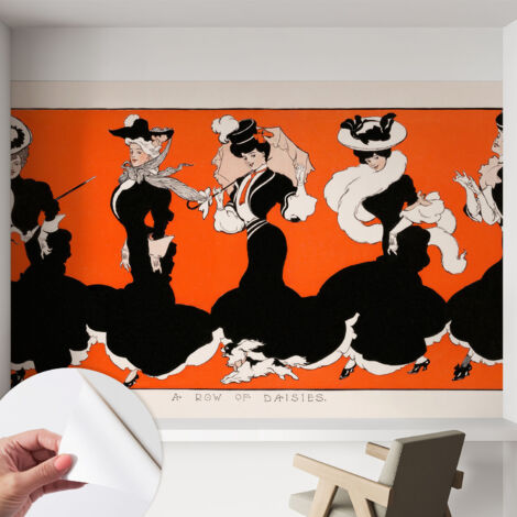 Carta da parati autoadesiva - fotomurale - decorazione parete - stile elegante - decorazione casa - Abiti femminili 152x104 cm (1/5)