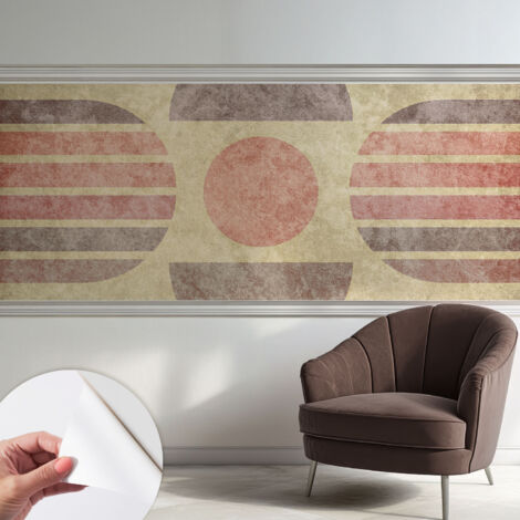 Carta da parati autoadesiva - impermeabile - murale da parete - decorazione murale - Forme geometriche 250x104 cm (1/5)