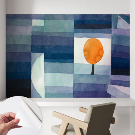 Carta da parati adesiva - fotomurale - facile da applicare - per la soggiorno - camera da letto - Albero astratto 104x70 cm (1/5)