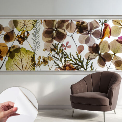 Carta da parati adesiva - fotomurale - facile da applicare - per la soggiorno - camera da letto - Composizione naturale 250x104 cm (1/5)