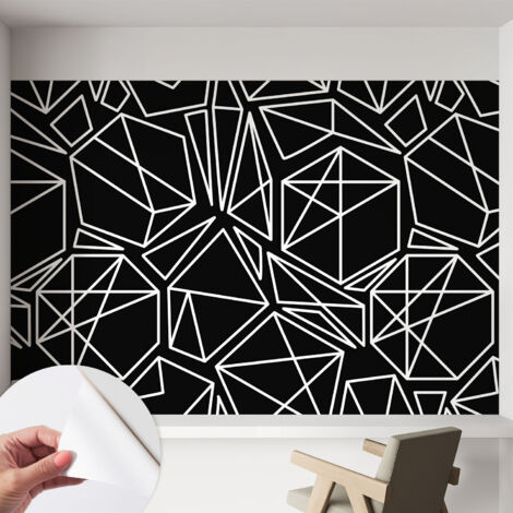 Carta da parati autoadesiva - fotomurale - decorazione parete - stile elegante - decorazione casa - Astrazione moderna 152x104 cm