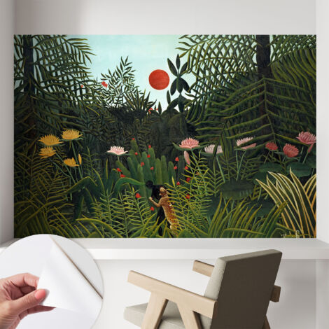 Fotomurale adesivo - murale da parete - Carta da parati autoadesiva - design parete moderno - Paesaggio esotico 104x70 cm (1/5)