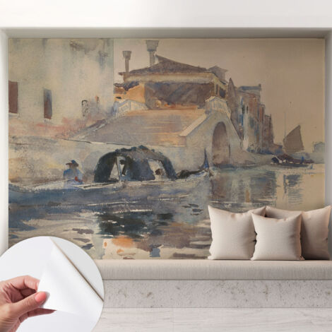 Carta da parati autoadesiva - Fotomurale adesivo - soggiorno moderno - resistente - Armonia veneziana 208x146 cm (1/5)