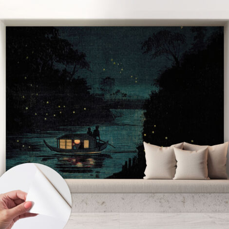 Carta da parati autoadesiva - fotomurale - decorazione parete - stile elegante - decorazione casa - Luci serali 208x146 cm