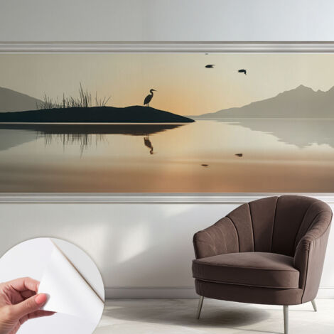 Carta da parati autoadesiva - fotomurale - decorazione parete - stile elegante - decorazione casa - Silenzio mattutino 250x104 cm (1/5)