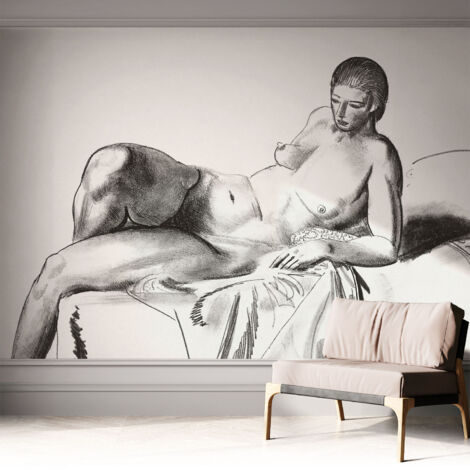 Fotomurale adesivo - murale da parete - Carta da parati autoadesiva - design parete moderno - Nudo artistico 312x219 cm (1/5)
