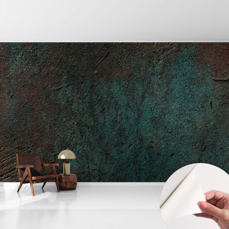 Carta da parati autoadesiva - Fotomurale adesivo - soggiorno moderno - resistente - Superficie rustica 416x254 cm (1/5)