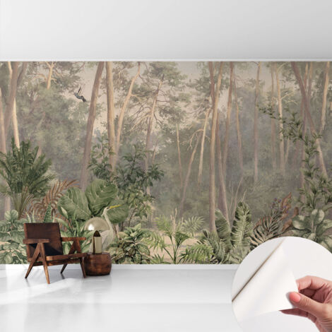 Fotomurale adesivo stickers - per camera da letto - per corridoio - decorazione casa moderna Armonia naturale 416x254 cm (1/5)