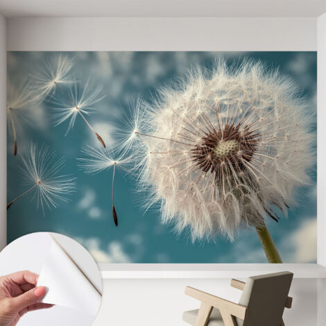 Carta da parati autoadesiva - fotomurale - decorazione parete - stile elegante - decorazione casa - Leggera etereità 152x104 cm (1/5)