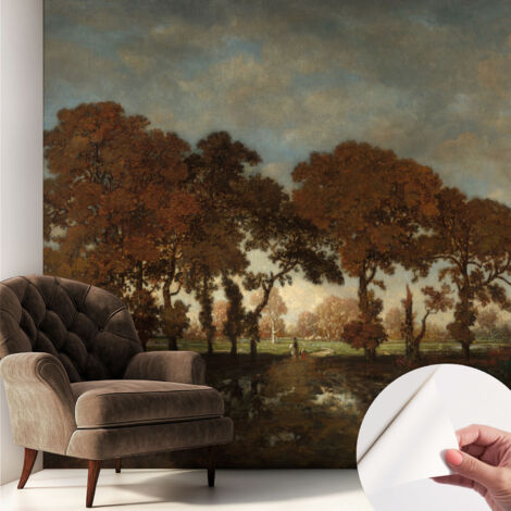 Fotomurale adesivo stickers - murali decorativo - soggiorno moderno - effetto realistico - Paesaggio idilliaco 250x250 cm (1/5)