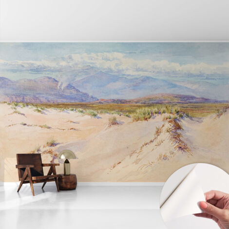Carta da parati adesiva - fotomurale - facile da applicare - per la soggiorno - camera da letto - Paesaggio desertico 416x254 cm (1/5)