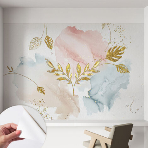 Carta da parati autoadesiva - impermeabile - murale da parete - decorazione murale - Fascino botanico 152x104 cm (1/5)