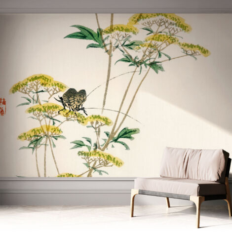 Carta da parati autoadesiva - fotomurale - decorazione parete - stile elegante - decorazione casa - Fiori e natura 312x219 cm (1/5)
