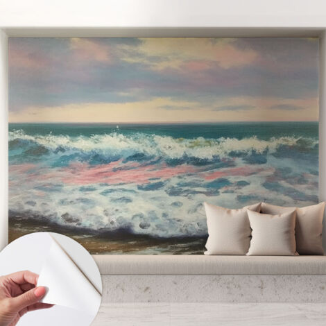Fotomurale adesivo stickers - murali decorativo - soggiorno moderno - effetto realistico - Paesaggio marino 208x146 cm (1/5)