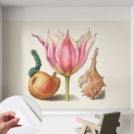 Carta da parati autoadesiva moderna - fotomurale - lavabile - ufficio - design moderno - Simbiosi naturale 152x104 cm (1/5)