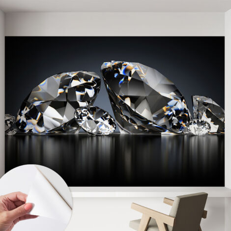 Carta da parati autoadesiva - fotomurale - alta qualità - per la cucina - camera da letto - Bellezza cristallina 152x104 cm (1/5)