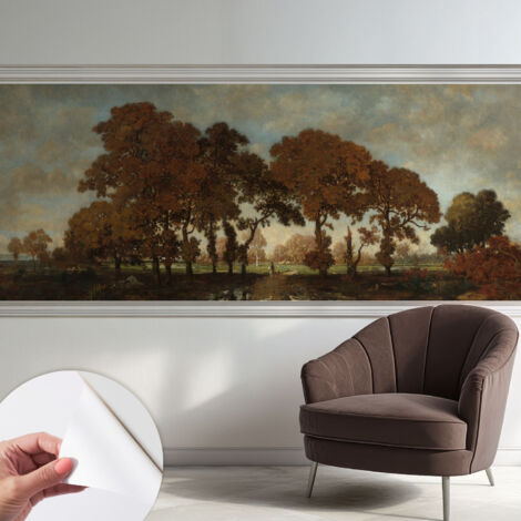 Fotomurale adesivo stickers - murali decorativo - soggiorno moderno - effetto realistico - Paesaggio idilliaco 250x104 cm (1/5)