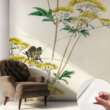 Carta da parati autoadesiva - Fotomurale adesivo - design elegante - stile moderno - Fiori e natura 250x250 cm (1/5)