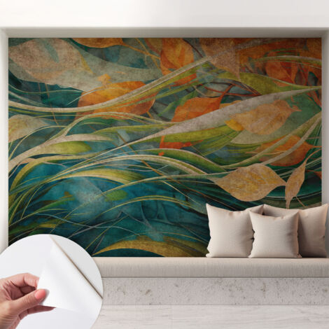 Carta da parati autoadesiva - fotomurale - decorazione parete - stile elegante - decorazione casa - Paesaggio autunnale 208x146 cm (1/5)