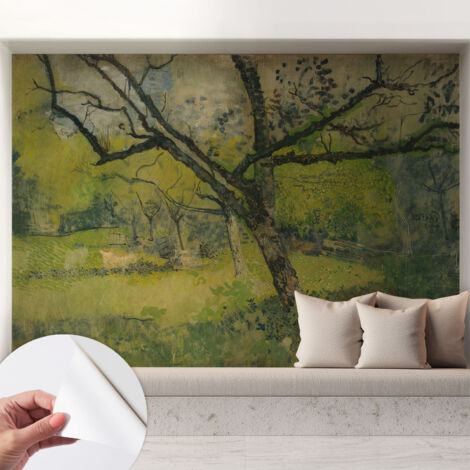 Carta da parati autoadesiva - impermeabile - murale da parete - decorazione murale - Paesaggio verde 208x146 cm (1/5)