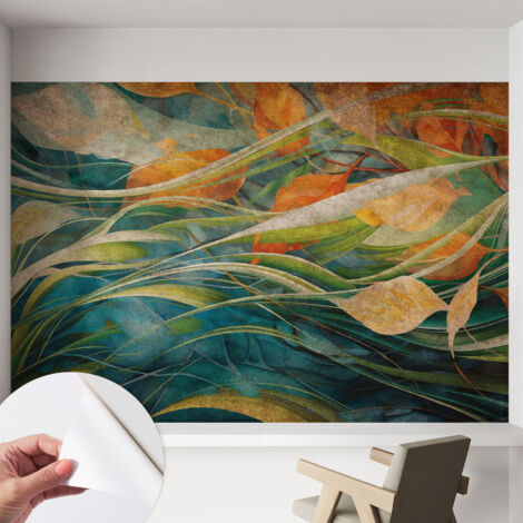 Carta da parati autoadesiva - fotomurale - decorazione parete - stile elegante - decorazione casa - Paesaggio autunnale 152x104 cm (1/5)