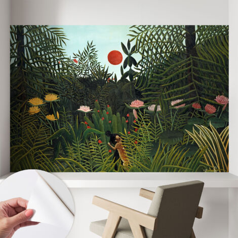 Fotomurale adesivo - murale da parete - Carta da parati autoadesiva - design parete moderno - Paesaggio esotico 104x70 cm (1/5)