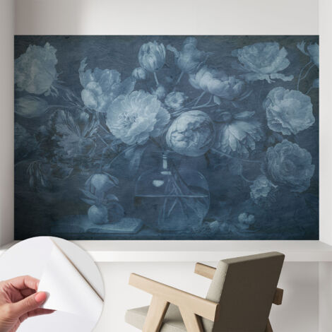 Fotomurale adesivo stickers - murali decorativo - soggiorno moderno - effetto realistico - Composizione floreale 104x70 cm (1/5)