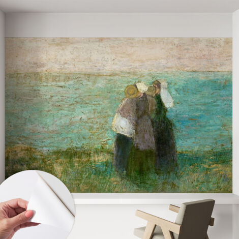 Carta da parati autoadesiva moderna - fotomurale - lavabile - ufficio - design moderno - Riflesso sul mare 152x104 cm (1/5)