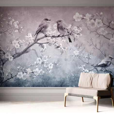 Carta da parati autoadesiva - fotomurale - decorazione parete - stile elegante - decorazione casa - Natura delicata 312x219 cm (1/5)