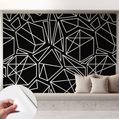 Carta da parati autoadesiva - fotomurale - decorazione parete - stile elegante - decorazione casa - Astrazione moderna 208x146 cm (1/5)