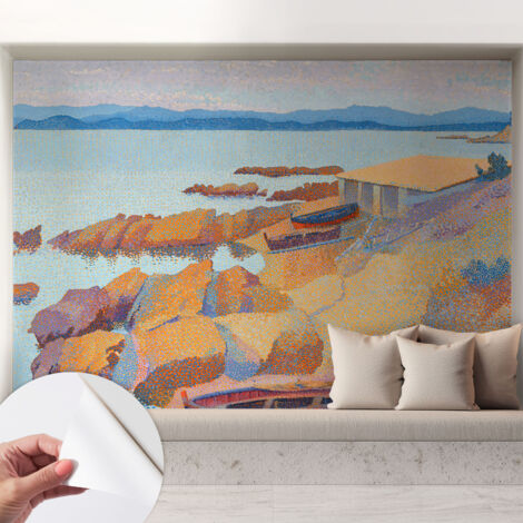 Carta da parati adesiva - lavabile - decorazione murale - per cucina - pellicola decorativa Viste marine 208x146 cm