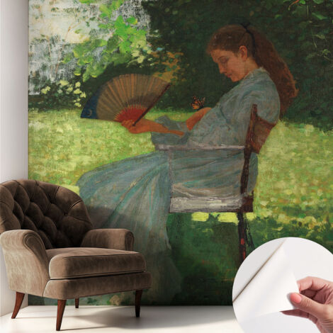 Carta da parati autoadesiva - Fotomurale adesivo - design elegante - stile moderno - Armonia estiva 250x250 cm (1/5)