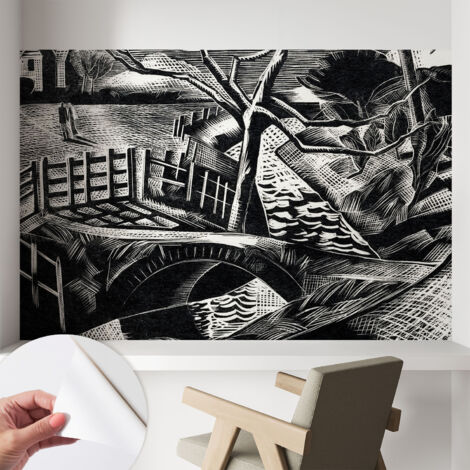 Carta da parati autoadesiva - fotomurale - decorazione parete - stile elegante - decorazione casa - Paesaggio architettonico 104x70 cm (1/5)