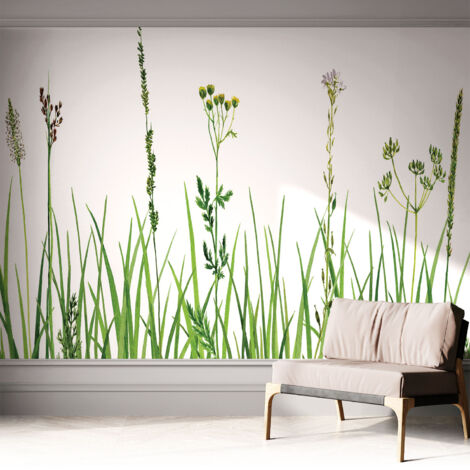 Carta da parati autoadesiva - fotomurale - decorazione parete - stile elegante - decorazione casa - Flora delicata 312x219 cm (1/5)
