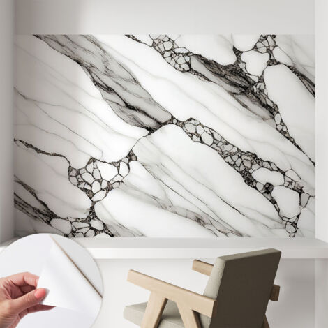Carta da parati autoadesiva - fotomurale - decorazione parete - stile elegante - decorazione casa - Motivo in pietra 104x70 cm (1/5)