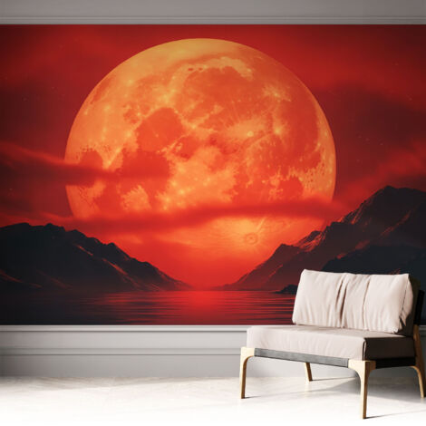 Fotomurale adesivo - murale da parete - Carta da parati autoadesiva - design parete moderno - Fenomeno notturno 312x219 cm (1/5)