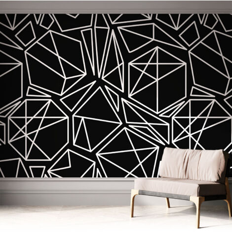 Carta da parati autoadesiva - fotomurale - decorazione parete - stile elegante - decorazione casa - Astrazione moderna 312x219 cm (1/5)