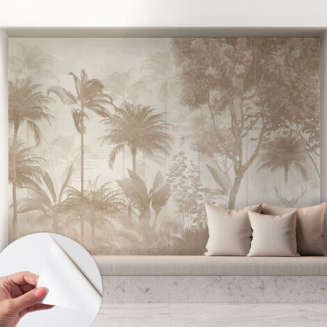 Fotomurale adesivo - murale da parete - Carta da parati autoadesiva - design parete moderno - Paesaggio tropicale 208x146 cm (1/5)