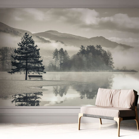 Carta da parati autoadesiva moderna - fotomurale - lavabile - ufficio - design moderno - Paesaggio romantico 312x219 cm (1/5)